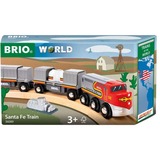 BRIO World - Trains of the World Santa Fe Zug, Spielfahrzeug 