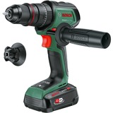 Bosch Heimwerken & Garten Akku-Schlagbohrschrauber AdvancedImpact 18V-80 QuickSnap grün, 2x Li-Ionen Akku 2,5Ah, Koffer, POWER FOR ALL ALLIANCE
