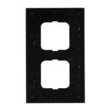 Busch-Jaeger Rahmen 2-fach ms/antik Dekor anthrazit, Retail