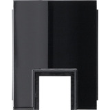 Gira Adapter Leitung einführend ein fach Kanal 15x15 schwarz, Retail