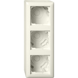 Gira Aufputzgehäuse dreifach mit Rahmen Retail