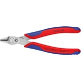 KNIPEX Electronic Super Knips XL 7803140, Elektronik-Zange rot/blau, mit Öffnungsfeder