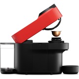 Krups Nespresso Vertuo Pop Spicy Red XN9205, Kapselmaschine schwarz/dunkelrot