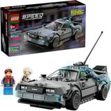 LEGO 77256 Speed Champions Zeitmaschine aus Zurück in die Zukunft, Konstruktionsspielzeug 