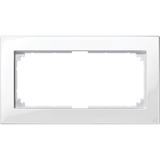 Merten M-PLAN Rahmen 2-fach ohne Mittelsteg, Abdeckung Retail