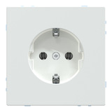 Merten Schutzkontakt-Steckdose mit Steckklemmen, Unterputz, 16 Ampere, 250 Volt, 50 Hertz weiß (glänzend), Retail