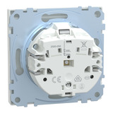 Merten Schutzkontakt-Steckdose mit Steckklemmen, Unterputz, 16 Ampere, 250 Volt, 50 Hertz weiß (glänzend), Retail