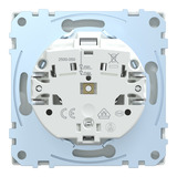 Merten Schutzkontakt-Steckdose mit Steckklemmen, Unterputz, 16 Ampere, 250 Volt, 50 Hertz weiß (glänzend), Retail