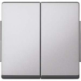 Merten Wippe Aluminium für Serienwechselschalter und Doppeltaster Einsatz aluminium, Retail