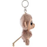 NICI Glubschis Schlüsselanhänger Affe Hobson, Kuscheltier braun/beige, Safari, 9 cm