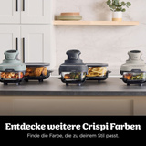 Ninja CRISPi 4-in-1 tragbare Glas-Heißluftfritteuse "Cyber Space" dunkelblaugrau/transparent, 1.700 Watt, 2 Körbe 1,4 und 3,8 Liter