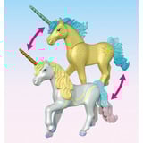 PLAYMOBIL 71840 Magic Unicorns: Sammeleinhorn Regenbogenblume mit Fee, Konstruktionsspielzeug 