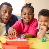Spin Master Kinetic Sand - Sandy Farm Set, Spielsand 340 Gramm Sand