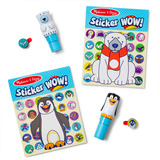 Spin Master Melissa & Doug - Sticker WOW! Sticker-Stempelset 2er-Pack Winter, Basteln 