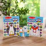 Spin Master Melissa & Doug - Sticker WOW! Sticker-Stempelset 2er-Pack Winter, Basteln 