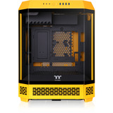 Thermaltake The Tower 600 , Tower-Gehäuse dunkelgelb, Tempered Glass x 3