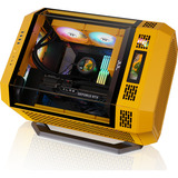 Thermaltake The Tower 600 , Tower-Gehäuse dunkelgelb, Tempered Glass x 3