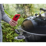 Weber Intelligenter Temperaturfühler und Grillrostsensor, Thermometer schwarz/silber