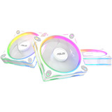 ASUS Prime MR120 ARGB Reverse Fan, Gehäuselüfter weiß, 120 mm