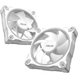 ASUS Prime MR120 ARGB Reverse Fan, Gehäuselüfter weiß, 120 mm