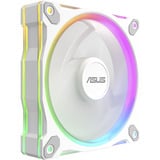 ASUS Prime MR120 ARGB Reverse Fan, Gehäuselüfter weiß, 120 mm