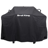 Broil King Gasgrill Crown 420 - BUNDLE schwarz, inkl. Gussplatte, Schutzhülle und Grillzange