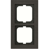 Busch-Jaeger Abdeckrahmen 2-fach, Abdeckung grau, Retail