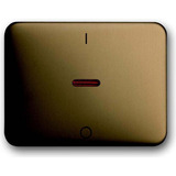 Busch-Jaeger Kontrollwippe mit Aufdruck Ein Aus bronze, Retail