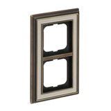 Busch-Jaeger Rahmen zwei fach weiß, Retail