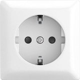 Busch-Jaeger Schutzkontaktsteckdose Aufputzmontage weiß, Retail