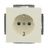 Busch-Jaeger Steckdosen-Einsatz Schutzkontakt 2-polig plus Erde 16 Ampere 250 Volt weiß, Retail