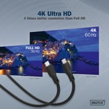 Digitus USB 3.2 Gen 2 Silikon-Anschlusskabel USB-C > USB-C schwarz, 0,5 Meter, PD, Laden mit bis zu 100 Watt