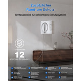 Ecovacs Fensterputz-Roboter WINBOT W2 PRO OMNI, Fenstersauger weiß, 126 Watt, mit tragbarer Dockingstation