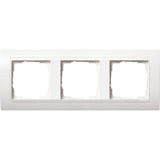 Gira Abdeckrahmen dreifach Rahmen matt für Event System, Abdeckung weiß (matt), Retail