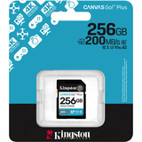 Kingston Canvas Go! Plus 256GB SDXC, Speicherkarte schwarz, UHS-I U3, Class 10, V30