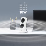 Logitech Z207 , PC-Lautsprecher weiß, Bluetooth, Klinke