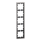 Merten Rahmen fünffach grau, Retail