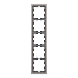 Merten Rahmen fünffach grau, Retail