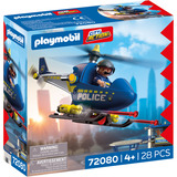 PLAYMOBIL 72080 City Action Polizeihelikopter, Konstruktionsspielzeug 