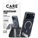 PanzerGlass CARE Kickstand Case, Handyhülle transparent, iPhone 17 Pro Max, MagSafe
