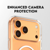 PanzerGlass CARE Kickstand Case, Handyhülle transparent, iPhone 17 Pro Max, MagSafe