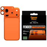 PanzerGlass Fender Kameraschutz, Schutzfolie orange/schwarz, iPhone 17 Pro