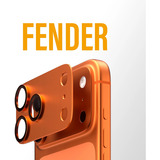 PanzerGlass Fender Kameraschutz, Schutzfolie orange/schwarz, iPhone 17 Pro