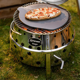 Petromax Pizzastein für Holzkohlegrill Atago grau, für Pizzen bis Ø 26cm