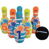 Schildkröt Neopren Kegel Set, Geschicklichkeitsspiel 