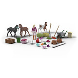 Schleich Horse Club Adventskalender 2025 - Weihnachtswunder Fohlenaufzucht, Spielfahrzeug 