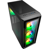 Sharkoon TK4 RGB Generalüberholt, Tower-Gehäuse schwarz, Gehärtetes Glas
