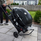 Weber Standard Rollwagen für Q N-Serie ab 2025 3400856, Grill-Untergestell schwarz
