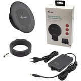 i-tec Built-in Desktop Fast Charger, USB-C PD 3.0 + 3x USB 3.0 QC3.0, Netzteil schwarz, 96 W