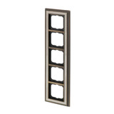 Busch-Jaeger Rahmen fünffach weiß, Retail